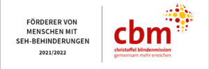 Logo cbm Förderer von Menschen mit Sehbehinderungen